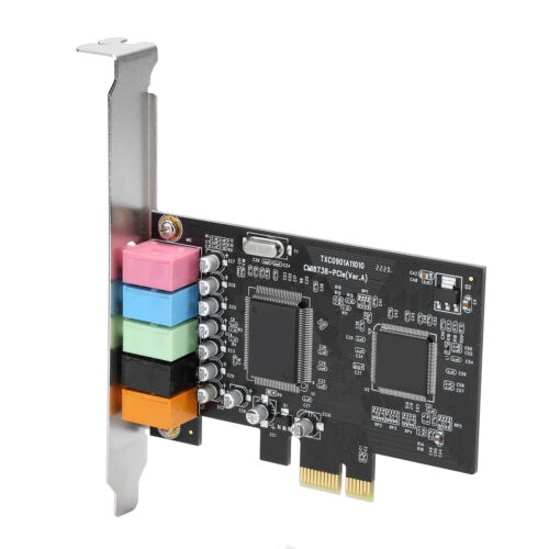 Pcie 5.1 Channel Sound Card 6 Channel Card Cmi8738 Chip With Cd Accessorie - Picture 10 of 15
