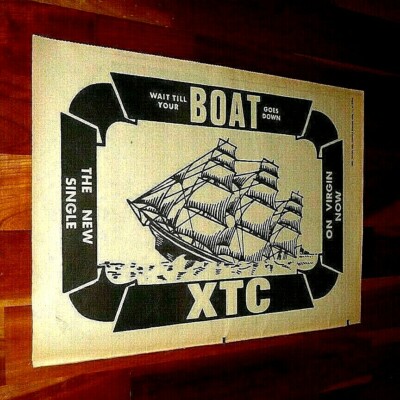 XTC WAIT TILL YR BOAT GOES DOWN 1980 FULL PAGE PRESS ADVERT POSTER SIZE  37/26CM