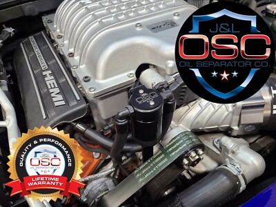 J&L OSC Oil Separator Fits 2015-2023 Hellcat Challenger (including Redeye)