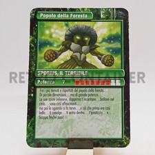 GORMITI Vintage - Card Prima Seconda Serie - Sporius il Terribile