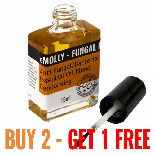 eMolly Nagelpilzinfektion Behandlung 100% schnell wirkend antibakteriell 15ml Pinsel - Bild 1 von 3
