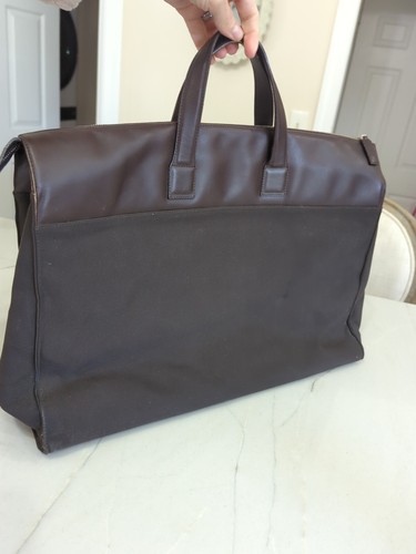 Salvatore Ferragamo Valigia Trasporto Marrone Borsone Bagaglio Vintage Borsone Weekender - Foto 7 di 18