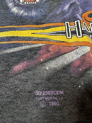 Vtg 90s Harley Davidson Black Panther 3D Emblem 1990 Biker Vtg 90s Harley Davidson Black Panther 3D Emblem 1990 Biker