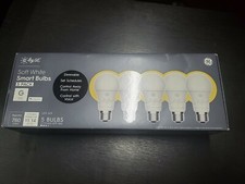 C By Ge Soft White Smart Bulbs Led A19 9.5W Light Bulbs 60W Equivalent 5 Pack