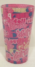 Barbie 16 Ounce Glass New