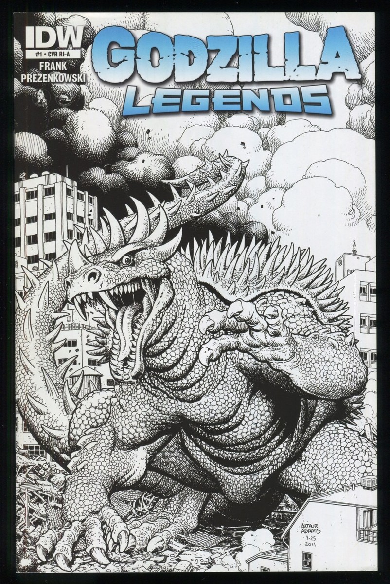 Godzilla Legends Comic Set 1-2-3-4-5 Lot Arthur Adams Black