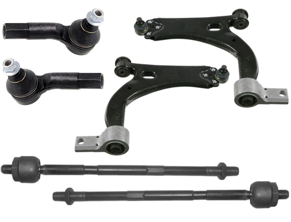 FORD FUSION CONTROL ARM + TIE ROD & RACK END JOINT FRONT 0212 3 YEAR