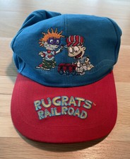 Rugrats Hat Railroad  Nickelodeon 1997 VTG Kids SnapBack
