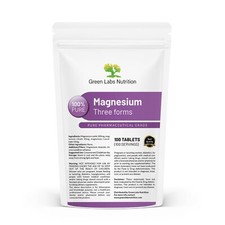 Magnesium 3-Komplex Tabletten &ndash; Muskeln, Nerven, M&uuml;digkeit & Energie Support