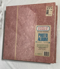 Vntg Kleer Vu American Family Photo Album Magnetic 100 page. USA