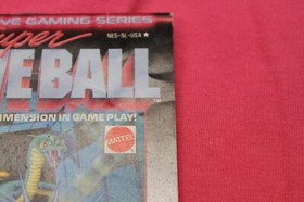 Super Glove Ball Gloveball Baseball Nintendo NES Instruction Manual Only