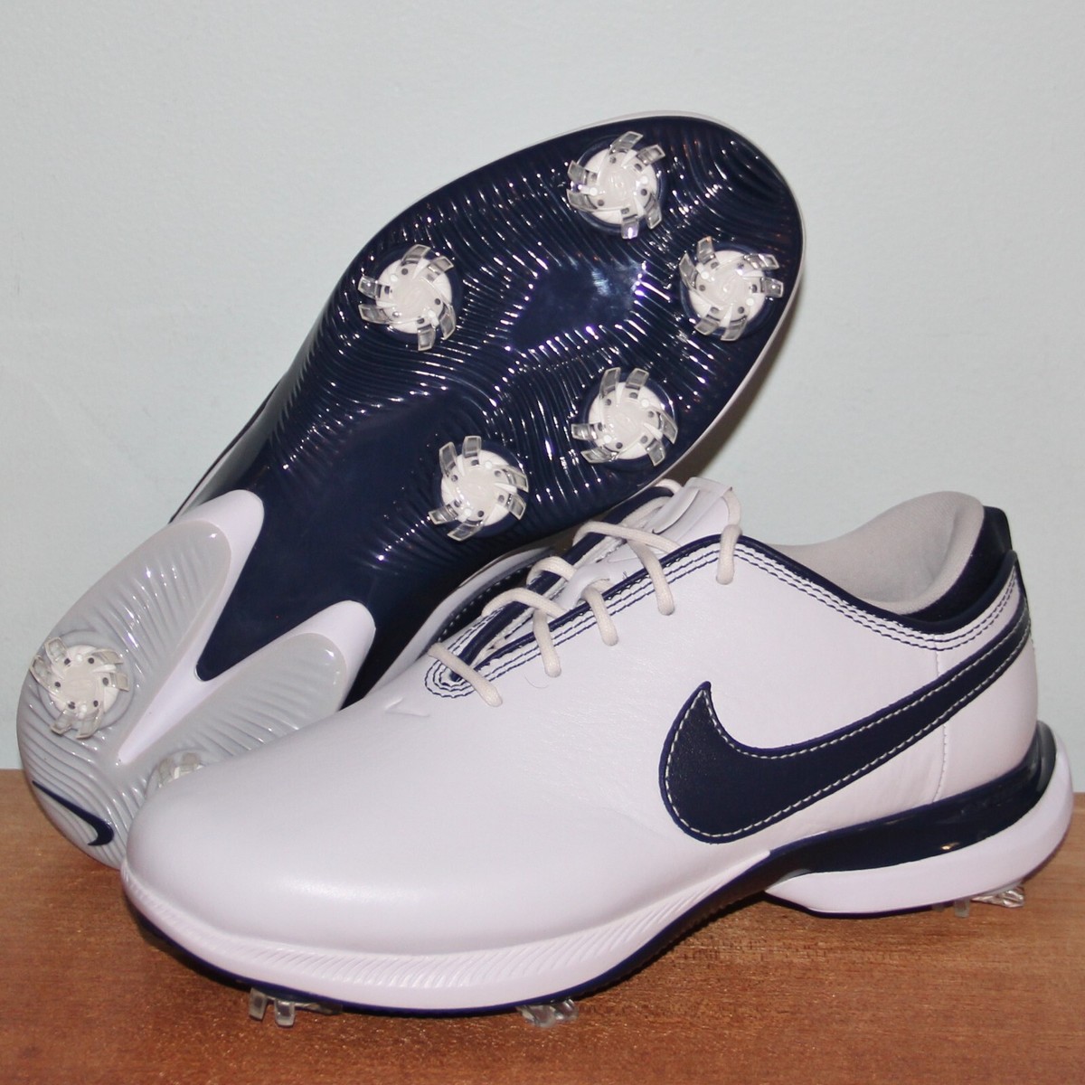 シューズ(女性用) Nike Air Zoom Victory Tour 2 Golf Shoes Nike Air Zoom Victory Tour 2 Golf Shoes White/Metallic