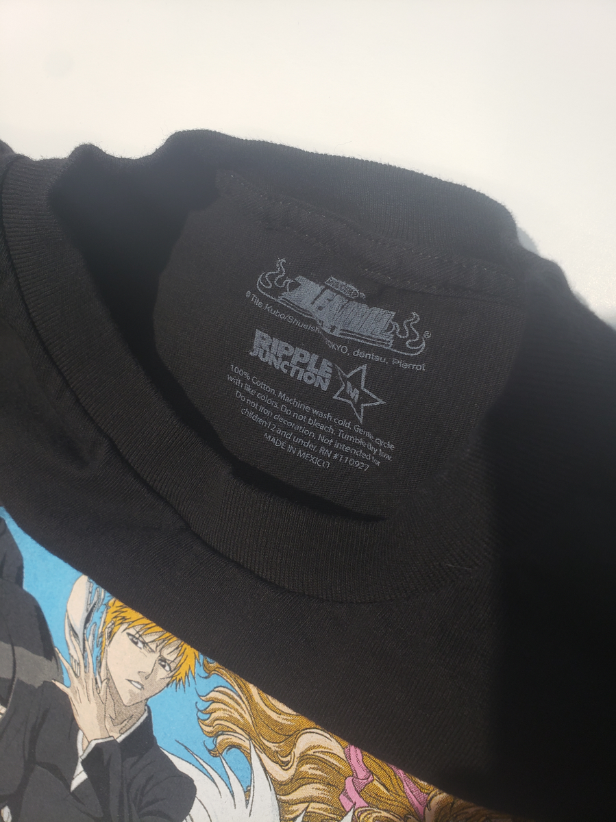 Shonen Jump Bleach Anime Black T-Shirt Size Medium | eBay