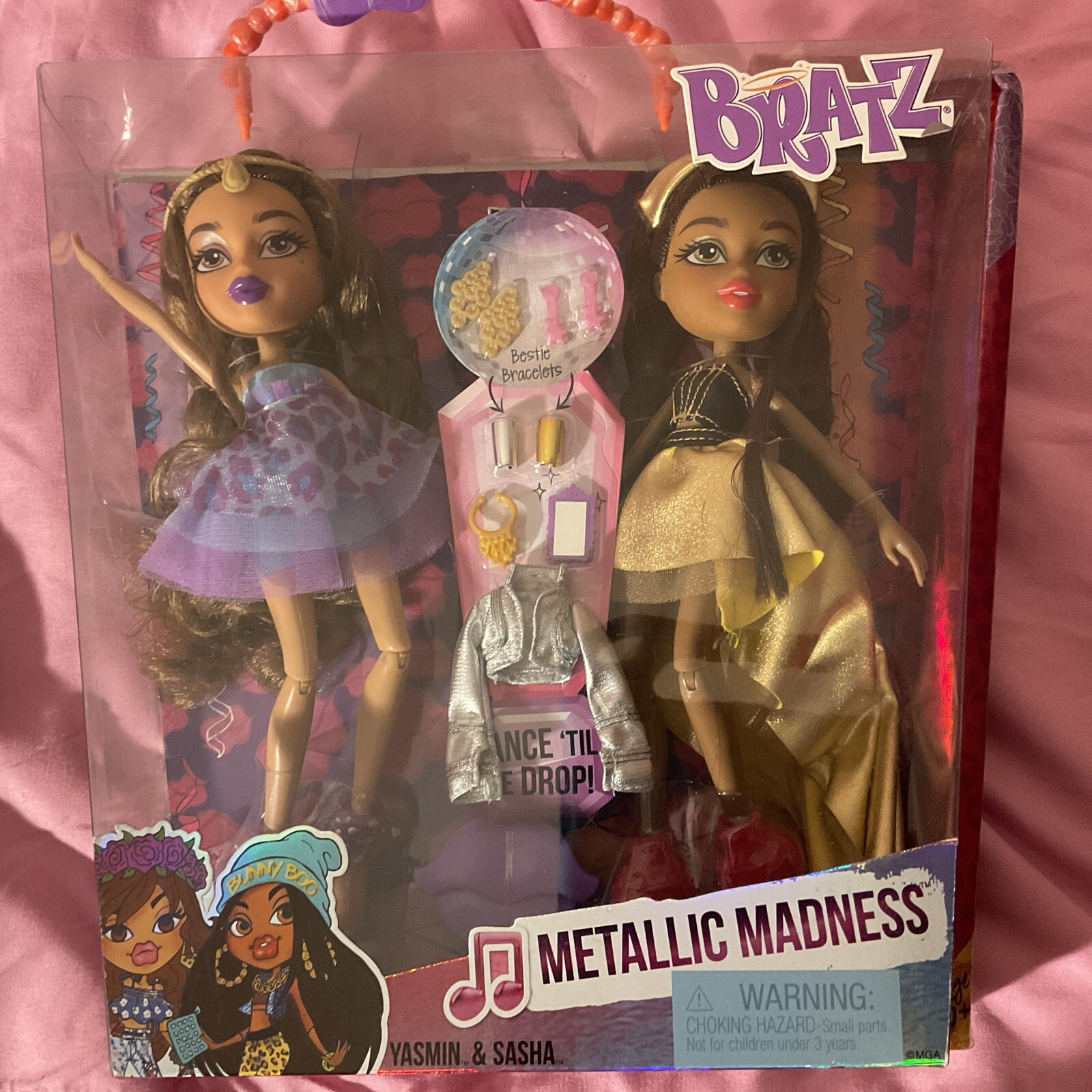 Bratz 2015 Metallic Madness Boxed Doll Set Yasmin & Sasha * New in