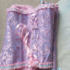 Rapunzel  Damen Vollbrust Corsage Korsett Top Gothic Vintage Corsagen Bustier