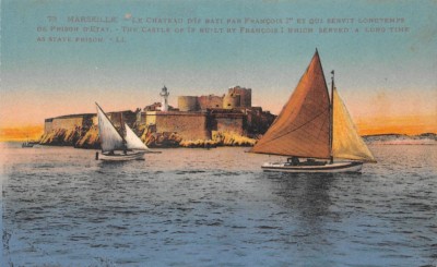 Marseille the castle of IF built by François 1st