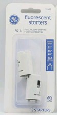 10x G E Lighting Fluorescent Starter, For 30  40-Watt Lamps, 2-Pk.
