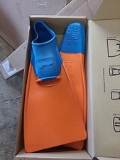 New FINIS Long Floating Fins Blue/Orange Size 11-1 Jr Male/ Female XXsmall