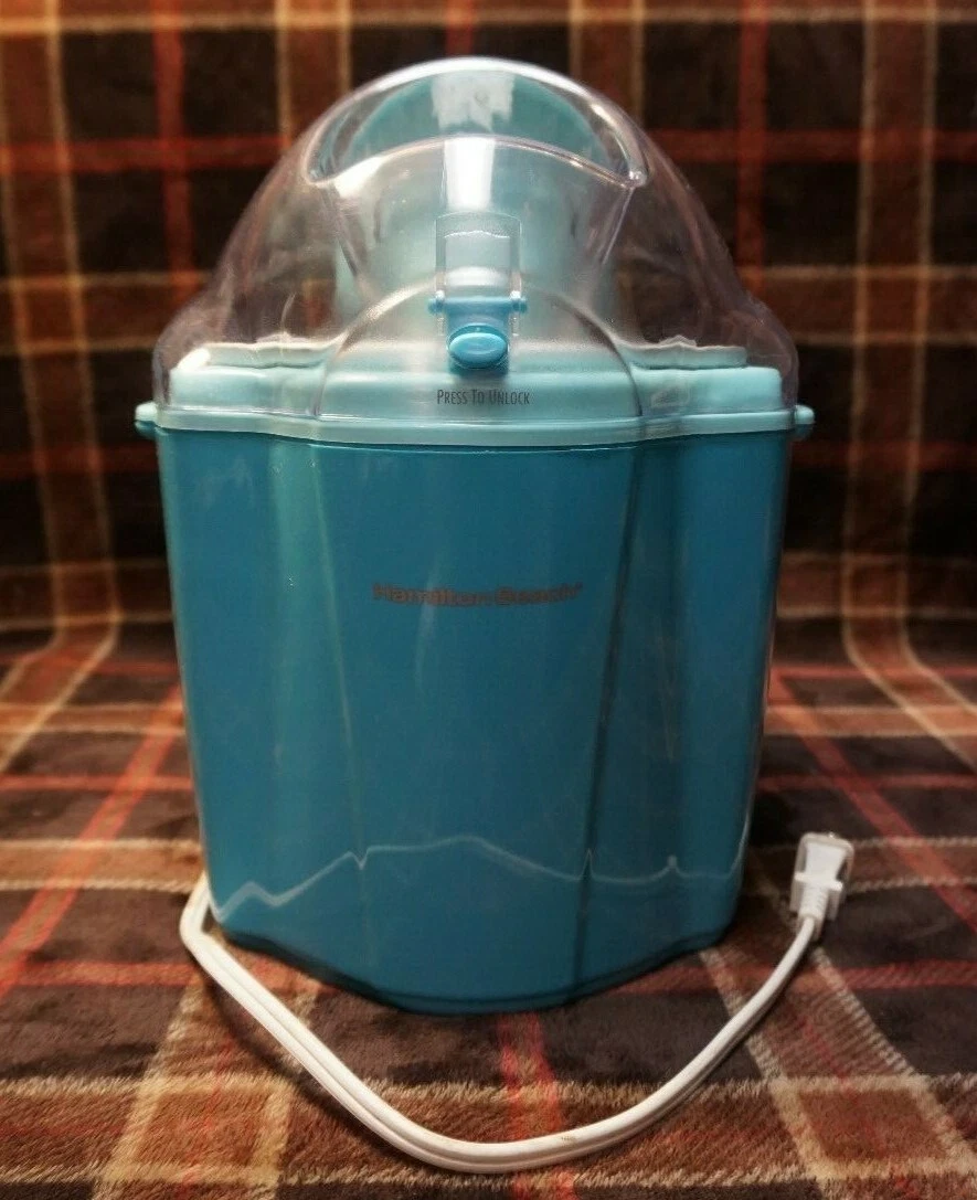 Hamilton Beach Blue 1.5-Quart, Ice Cream Maker (Model #68322)