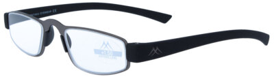 Lesebrille/Lesehilfe MARC ähnlich i-Mag inklusive Brillenetui in Gun-Grau | NEU