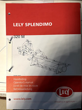 Betriebsanleitung Lely Splendimo Scheibenmäher 320 M in 4 Sprachen