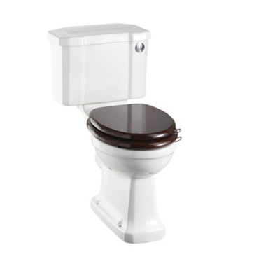 Burlington Close Coupled WC mit Slimline Druckknopf Spülkasten, P5 & C4