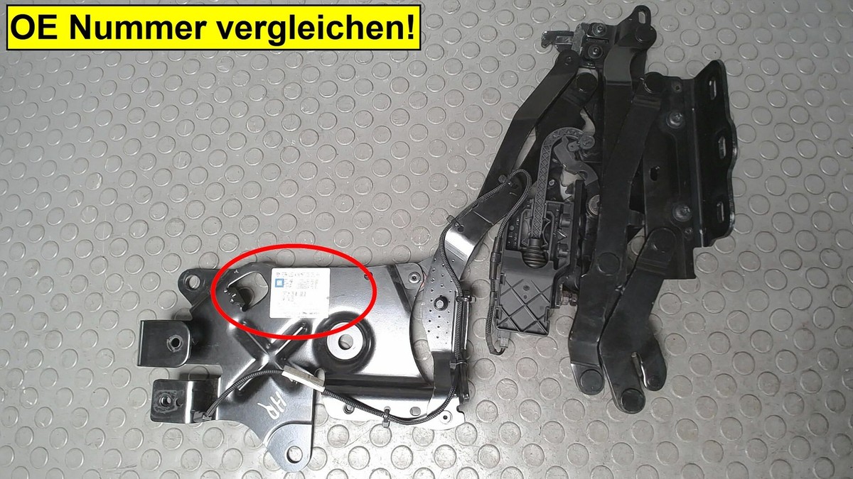 Scharnier Heckdeckel Rechts ( Twintop ) Opel Astra Twin Top 1.8 H 