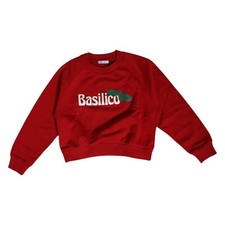 DOLCE & GABBANA Kids Sweater Red Printed Pullover Girl Sweatshirt s.Tag 6 370usd