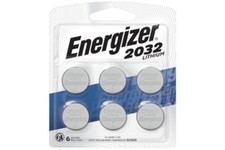 Energizer 2032 Batteries 6 Pack , 3V Lithium Coin Batteries - New in Box