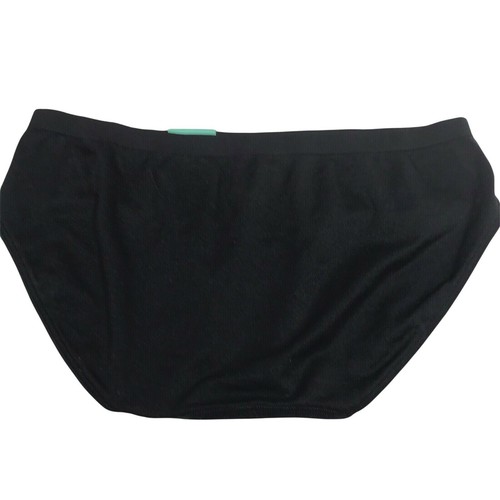 Auden Damen Größe Small 4-6 Bikinihöschen nahtlos bequeme Passform schwarz neu - Bild 2 von 8