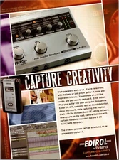 2005 • Roland EDIROL print ad • Vintage Y2K ADV-57