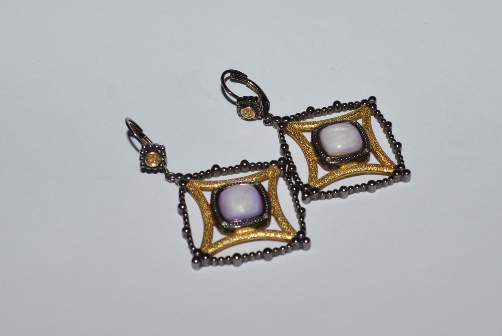 DESIGNER SIGNED EA AFFINITY DIAMOND STERLING SILV… - image 1