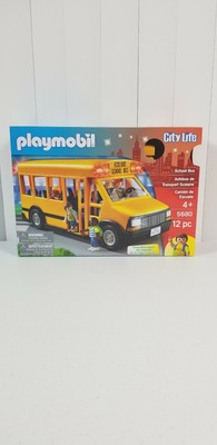 playmobil school bus playset
