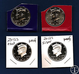 4 Coins 2007 PDSS BU Plus SILVER AND CLAD PROOF Kennedy Half Dollar Update Set