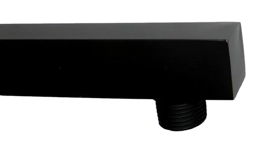 Signature Hardware SHRSA180SMB 18" Square Wall Mount Shower Arm - Matte Black - Picture 4 of 4