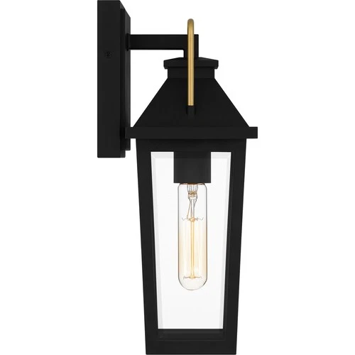 Buckley 1-Light Outdoor Wall Mount in Matte Black - Picture 4 of 7
