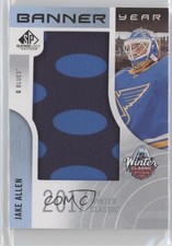 2017-18 SP Game Used Banner Year Winter Classic 2017 Jake Allen #BWC-JA b8c
