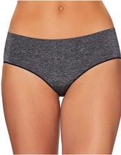 Wacoal Dark Grey Heather Hipster Panties WOMENS SIZE XL ZP-8196
