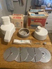 KENWOOD CHEF A798 Slicer Shredder & A797 Juice Separator Ex Con 🥕🍇