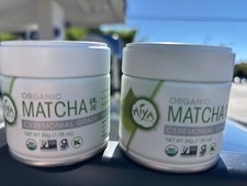 2 Cans Aiya Japanese ORGANIC Matcha Ceremonial Grade 30g 1.5oz EXP 05/2027