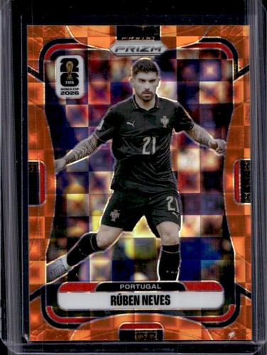 2026 Panini Prizm World Cup Ruben Neves Orange Pandora #/215 Portugal