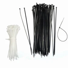 1000 PCS 8 Inch Nylon Cable Zip Ties 30 LBS UV Resistant Waterproof Wire Wrap