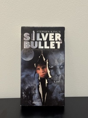 Silver Bullet 1985 VHS Horror Corey Haim Gary Busey Stephen King