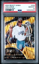 2024 PANINI SELECT WNBA GOLD FLASH #249 LISA LESLIE 04/10 PSA 10