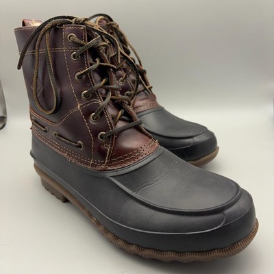 Sperry Boots Mens Size 11 Brown Waterproof Top Sider Duck Decoy Snow Winter