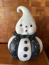 Johanna Parker Jumbo Ghost 17” Tall Transpac Halloween Pumpkin Decor