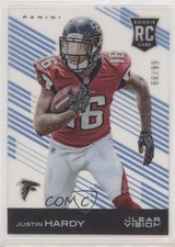 2015 Panini Clear Vision Rookie Blue 68/99 Justin Hardy #135 0gg