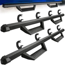 For 2019-2026 Silverado/Sierra 1500 Crew Cab 4" Drop Step Running Board Side Bar
