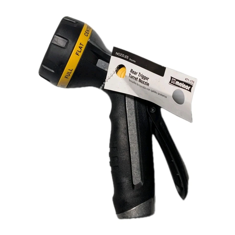 NEW: 471-173 Melnor RelaxGrip 8-Pattern Rear-Trigger Nozzle - Image 2 of 3