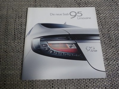 Saab 9-5 Prospekt Brochure 2009 Deutsch German selten rare